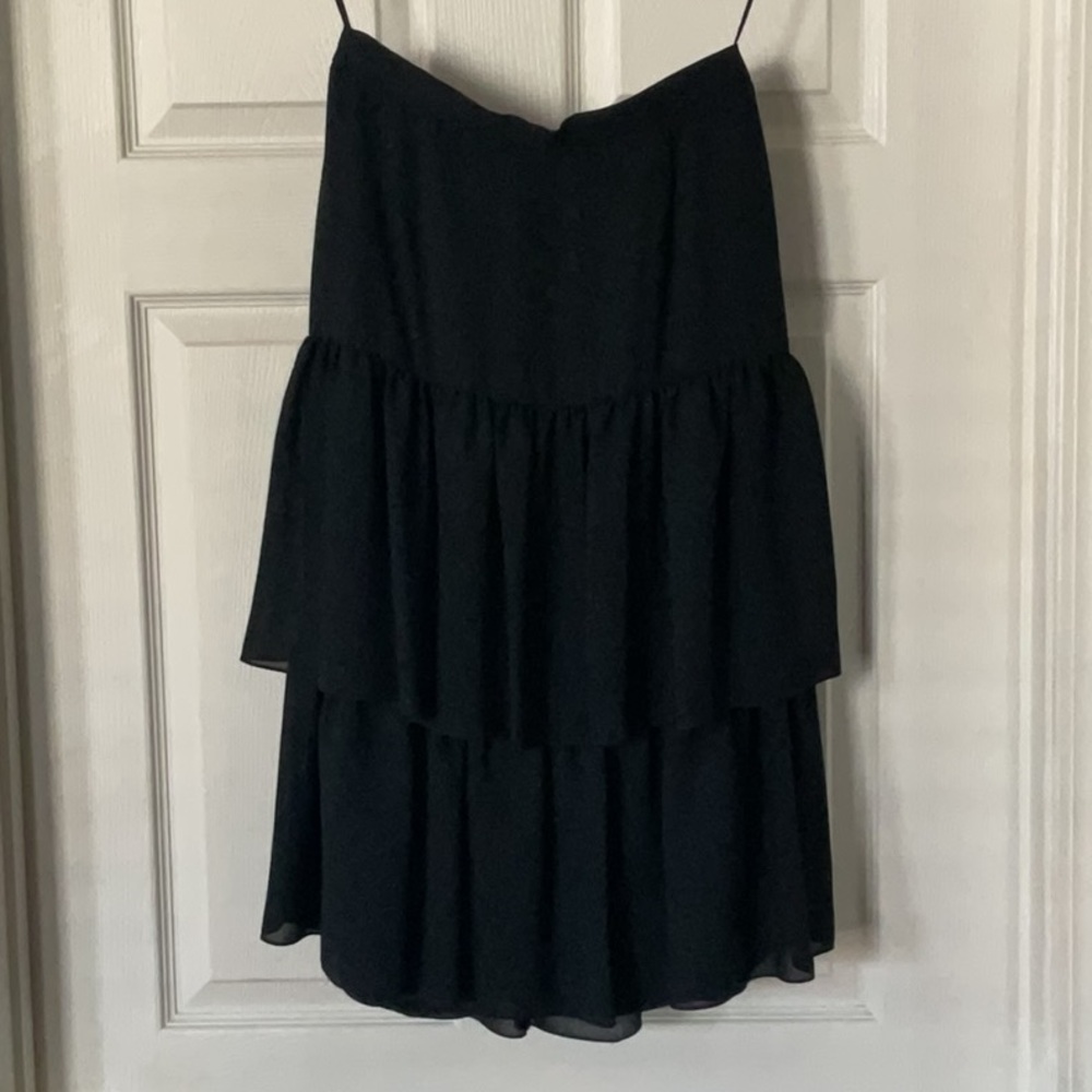 Vintage gem! Elegant Black Tiered Skirt